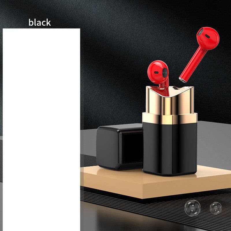 image-Fashion Individual Earphone Lipstick Bluetooth Earphone In-ear Noise Reduction