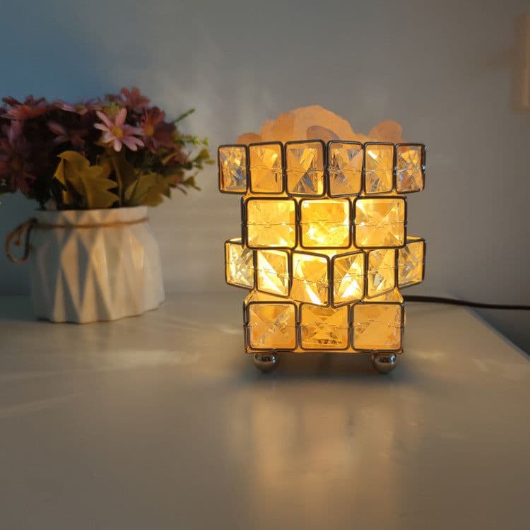 image-Cute Mini Creative European Table Lamp Modern Led Crystal Bedroom Table Lamp Night Lights Crystal Lampe Bureau Room Decor