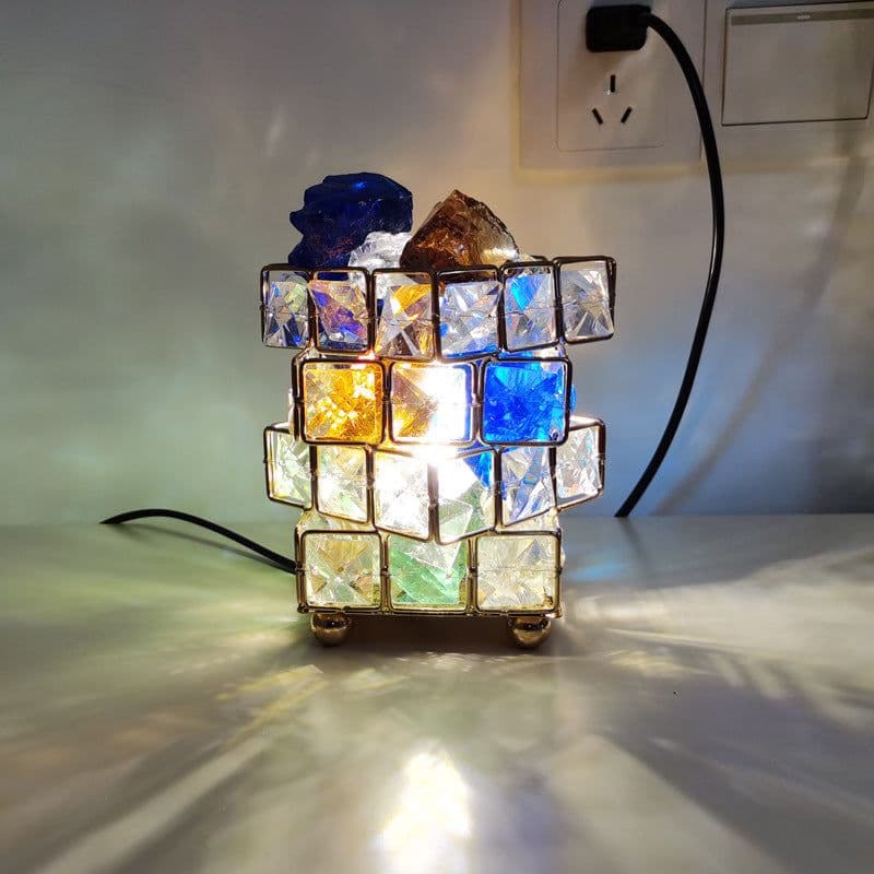 image-Cute Mini Creative European Table Lamp Modern Led Crystal Bedroom Table Lamp Night Lights Crystal Lampe Bureau Room Decor