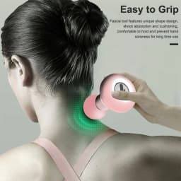 image-Muscle Massage Mini Pocket Electric Fascia Massage Back Neck Massager Gun For Body Deep Relief Pain Slimming Fascial Tool