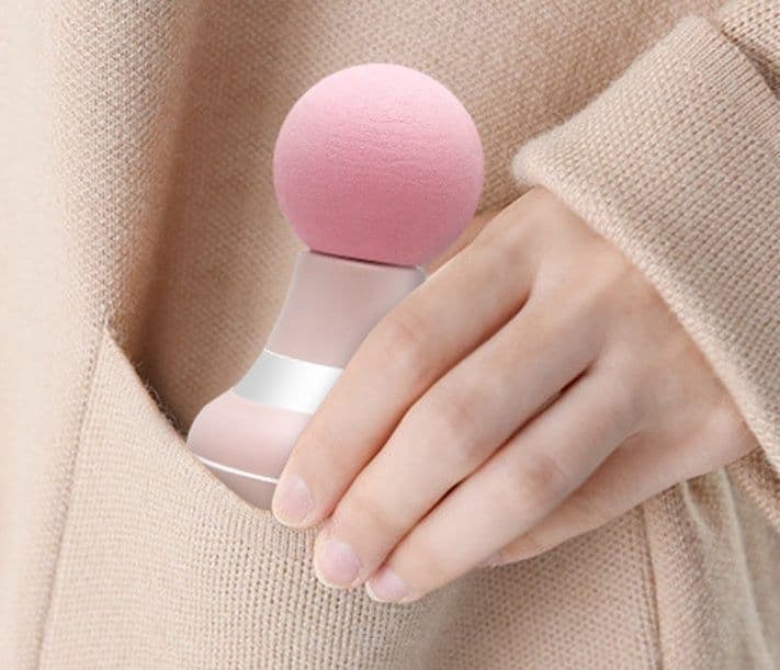 image-Muscle Massage Mini Pocket Electric Fascia Massage Back Neck Massager Gun For Body Deep Relief Pain Slimming Fascial Tool