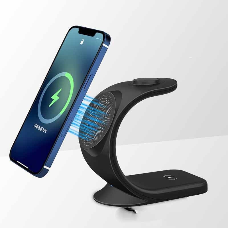 image-Vertical Three-in-one Magnetic Wireless Charger