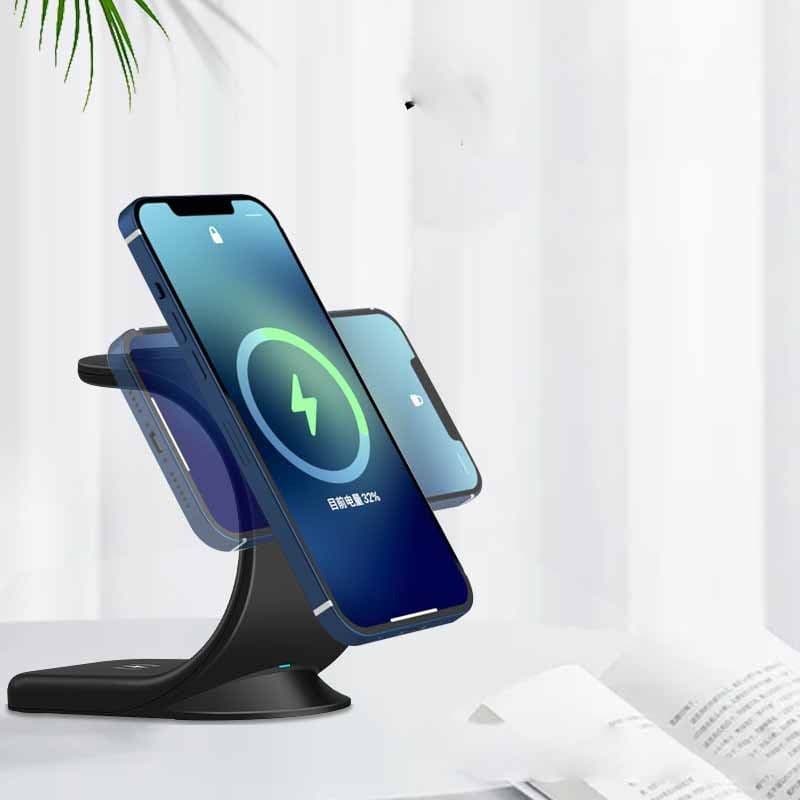 image-Vertical Three-in-one Magnetic Wireless Charger