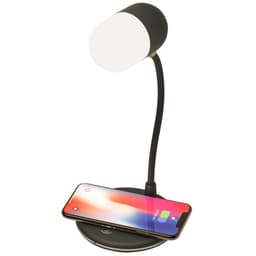 image-3 IN 1 Desk Lamp With Qi Wireless Charger 5W Bluetooth Speaker USB Dimmable For Bedroom