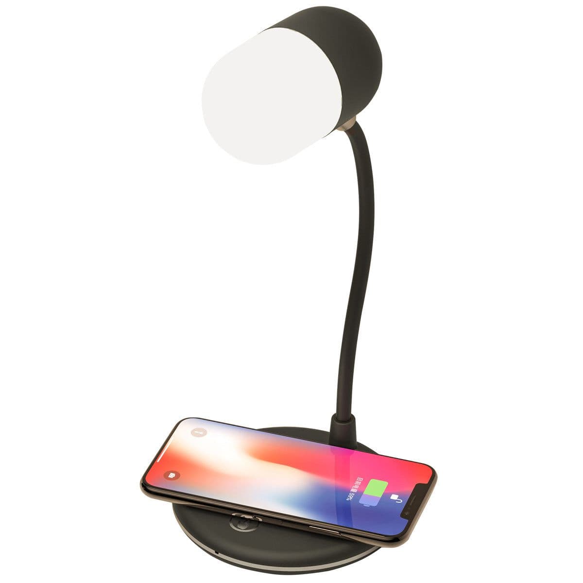 image-3 IN 1 Desk Lamp With Qi Wireless Charger 5W Bluetooth Speaker USB Dimmable For Bedroom
