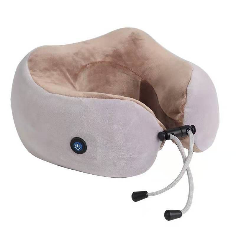 image-U Shaped Massage Pillow Neck Massage Device Electric Neck Massager Apparatus Shoulder Back Cervical Massager For Body Relaxation