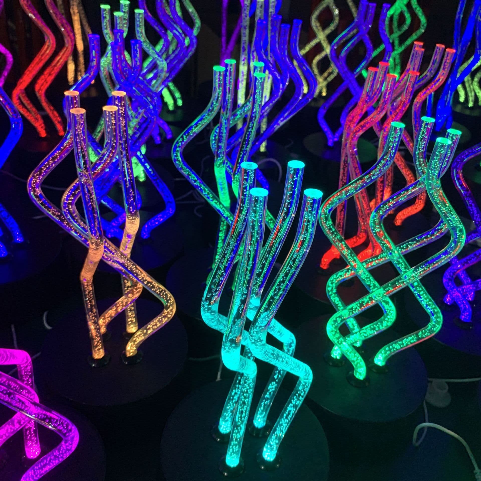 image-Creative USB Acrylic Table Lamp 7 Colors Change Atmosphere Night Lights Led Decoration Nightclub Lights Bedroom Decor
