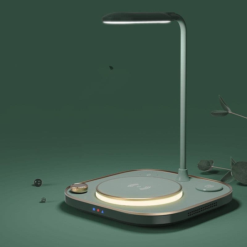 image-New Three-in-one Wireless Magnetic Charger 15W Fast Charging Desk Lamp Suitable