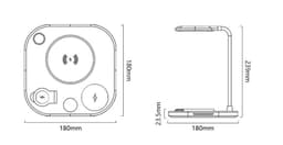 image-New Three-in-one Wireless Magnetic Charger 15W Fast Charging Desk Lamp Suitable