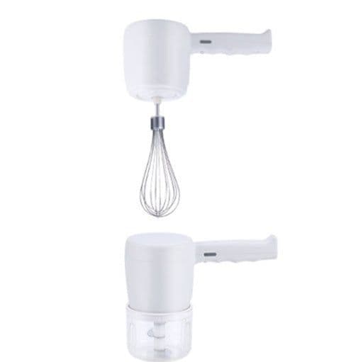 image-Blender 2 In 1 Multifunctional Electric Hand Mixer USB Planetary Handheld Mixer With Bowl Food Processors Chopper Beater Frother