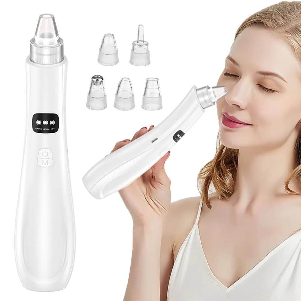 image-Facial Blackhead Remover Electric Acne Cleaner Blackhead Black Point Vacuum Cleaner Tool Black Spots Pore Cleaner Machine