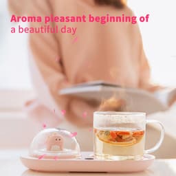 image-Electric Waterproof Touch Cup Warmer Heating Mat Pad Heater For Tea Coffee Milk Home Office Electric Hand Fast Heater Warmer