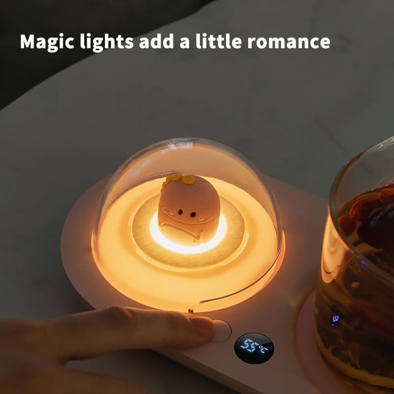 image-Electric Waterproof Touch Cup Warmer Heating Mat Pad Heater For Tea Coffee Milk Home Office Electric Hand Fast Heater Warmer