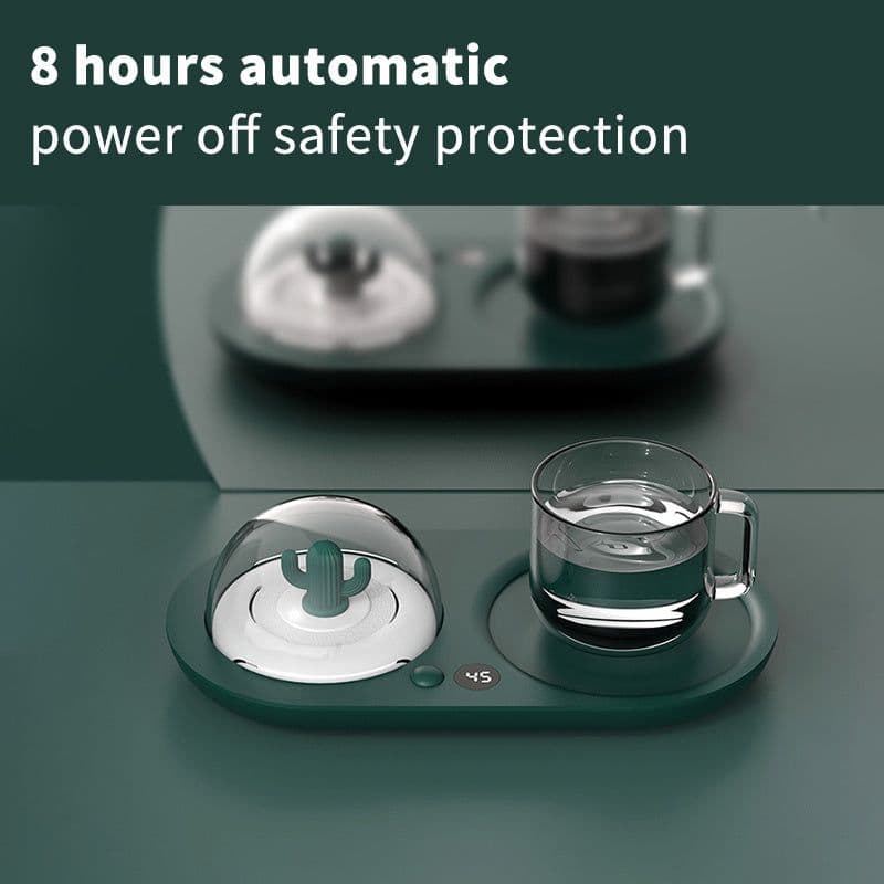 image-Electric Waterproof Touch Cup Warmer Heating Mat Pad Heater For Tea Coffee Milk Home Office Electric Hand Fast Heater Warmer