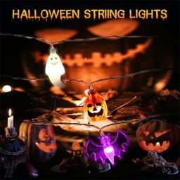 image-LED Halloween Pumpkin Spider Bat Skull String Light Lamp Home Garden Party Outdoor Halloween Decoration Lantern Light
