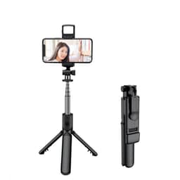 image-Compatible with Apple, Mobile Phone Selfie Stick Bluetooth Integrated Video Camera Bracket Telescopic Live Tripod Phone Stand For Phone Accessorie