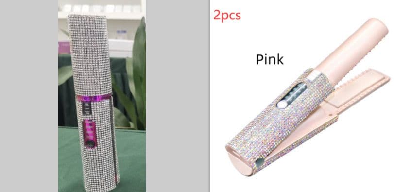 image-2-In-1 Electric USB Hair Straightening Brush Straightener Brush Multifunctional Comb Straightening Styler Hair Curler