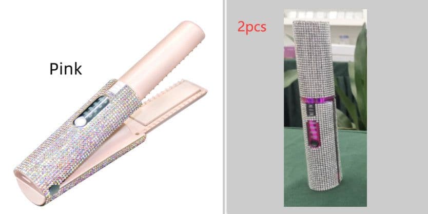 image-2-In-1 Electric USB Hair Straightening Brush Straightener Brush Multifunctional Comb Straightening Styler Hair Curler