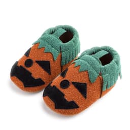 image-Baby Girls Boys Halloween Pumpkin Cosplay Slip-on Shoes Soft First Walking Children Canvas Shoes Kids Girls Walking Shoes