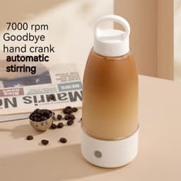 image-Automatic Electric Shaker Bottle With High Appearance For Smoothies Portable Sports Water Bottle With Usb Charging Kitchen Gadgets