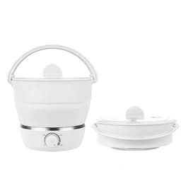 image-Portable Travel Folding Electric Cooker Multifunctional Electric Hot Pot Food Grade Silicone Dormitory Mini Electric Cooker