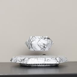 image-Levitating Plant Pot Marble Color Floating Planter Magnetic Levitation Bonsai Pot Office Home Decoration Kids Birthday Gift Home Decor