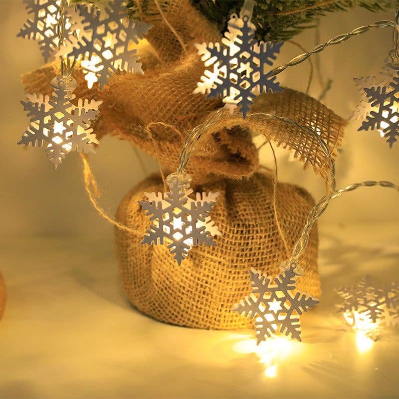 image-Christmas LED Light String Santa Claus Elk Snowman Xmas Ornament String Light Christmas Decorations New Year Navidad Gift