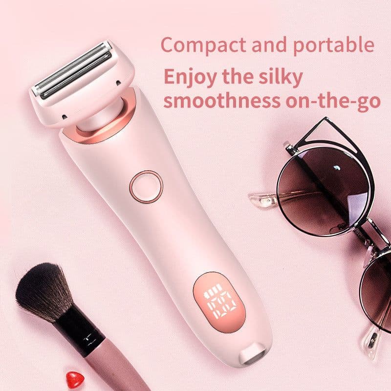 image-2 In 1 Hair Removal Epilator USB Rechargeable Trimmer Women Body Razor Face Leg Armpit Bikini Hand Pubic Shaver Hair Remover