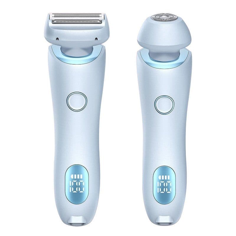 image-2 In 1 Hair Removal Epilator USB Rechargeable Trimmer Women Body Razor Face Leg Armpit Bikini Hand Pubic Shaver Hair Remover