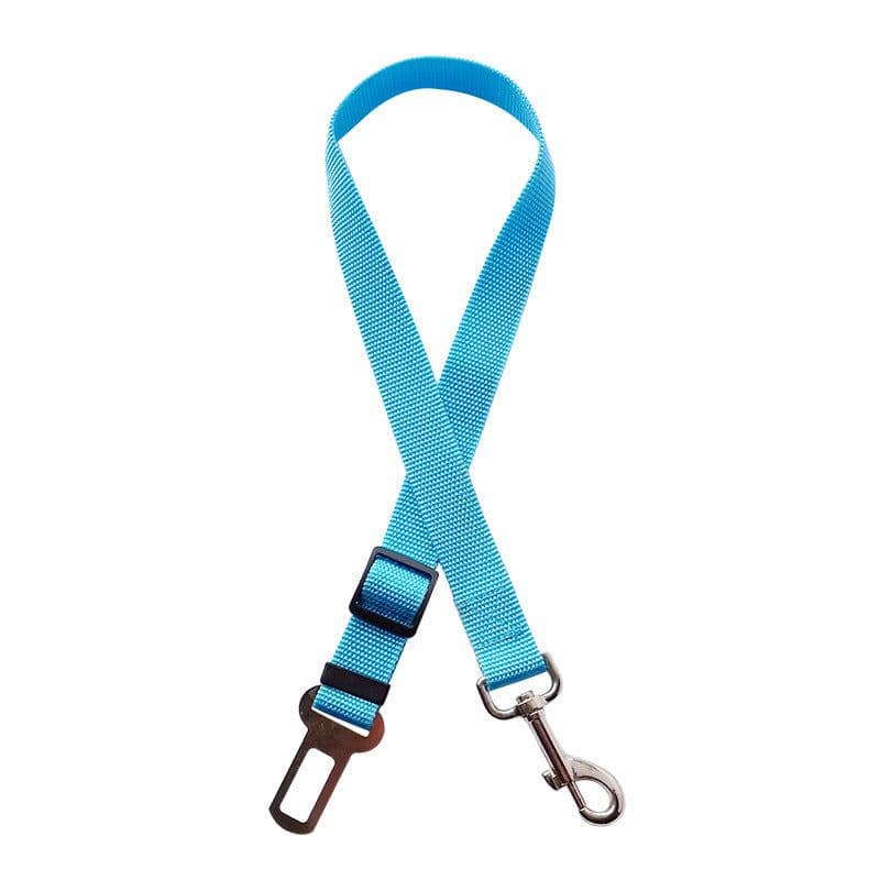 image-Adjustable Pet Cat Dog Car Seat Belt Pet Seat Vehicle Dog Harness Lead Clip Safety Lever Traction Dog Collars Dogs Accessoires Pets Products