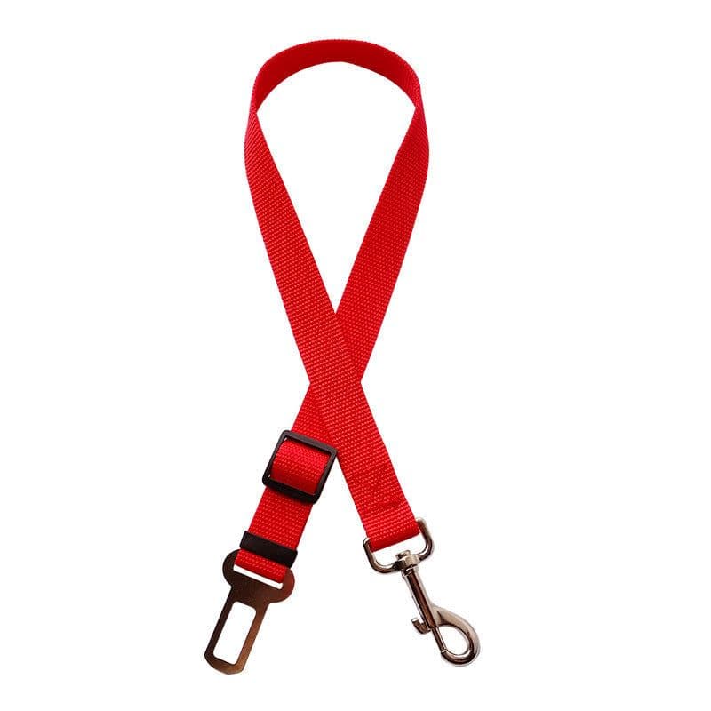 image-Adjustable Pet Cat Dog Car Seat Belt Pet Seat Vehicle Dog Harness Lead Clip Safety Lever Traction Dog Collars Dogs Accessoires Pets Products