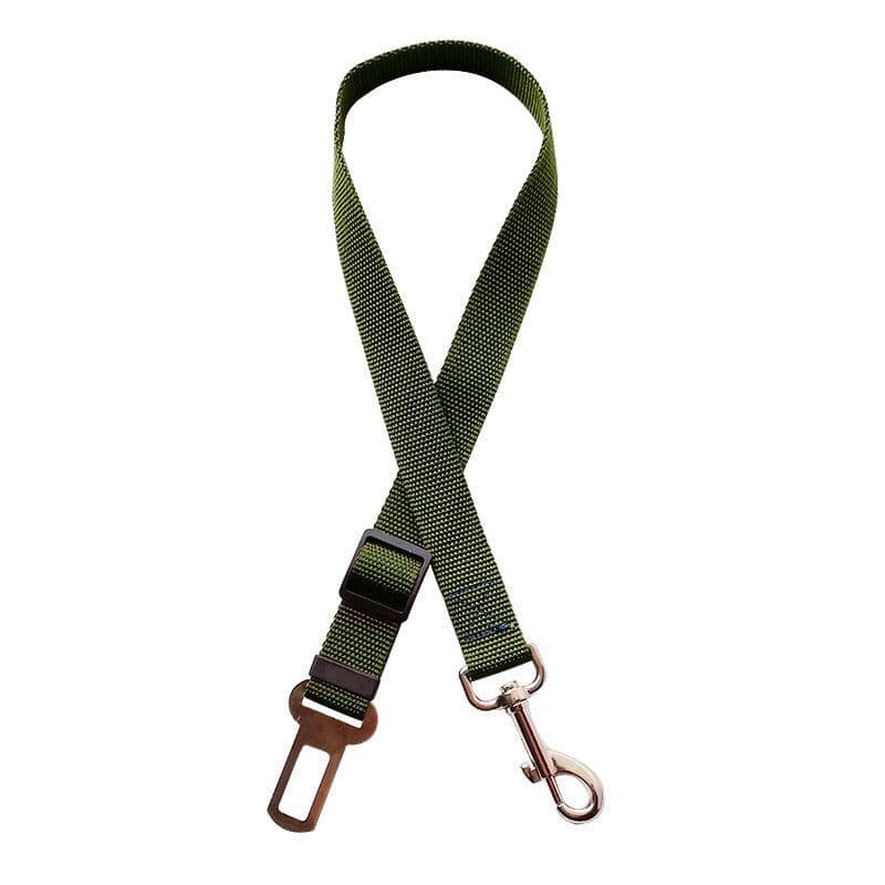 image-Adjustable Pet Cat Dog Car Seat Belt Pet Seat Vehicle Dog Harness Lead Clip Safety Lever Traction Dog Collars Dogs Accessoires Pets Products