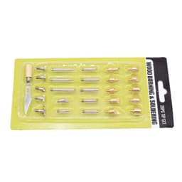 image-Wooden Gourd Pyrography 28 Piece Set Of Carving Accessories
