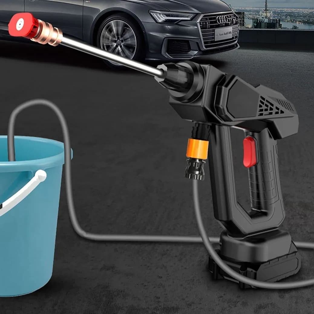 image-Portable Car Washing Machine Charging Car Washing Gun Wireless High Voltage