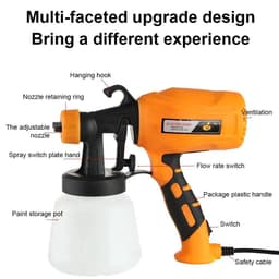 image-High-voltage Small Handheld Plug-in Paint Portable Air Spray Gun