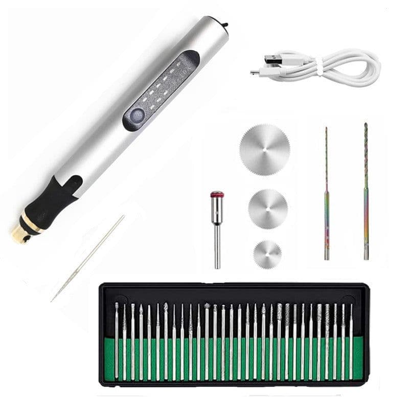 image-Wireless Jade Carving Machine Polishing Engraving Tool Electric Polishing Pen