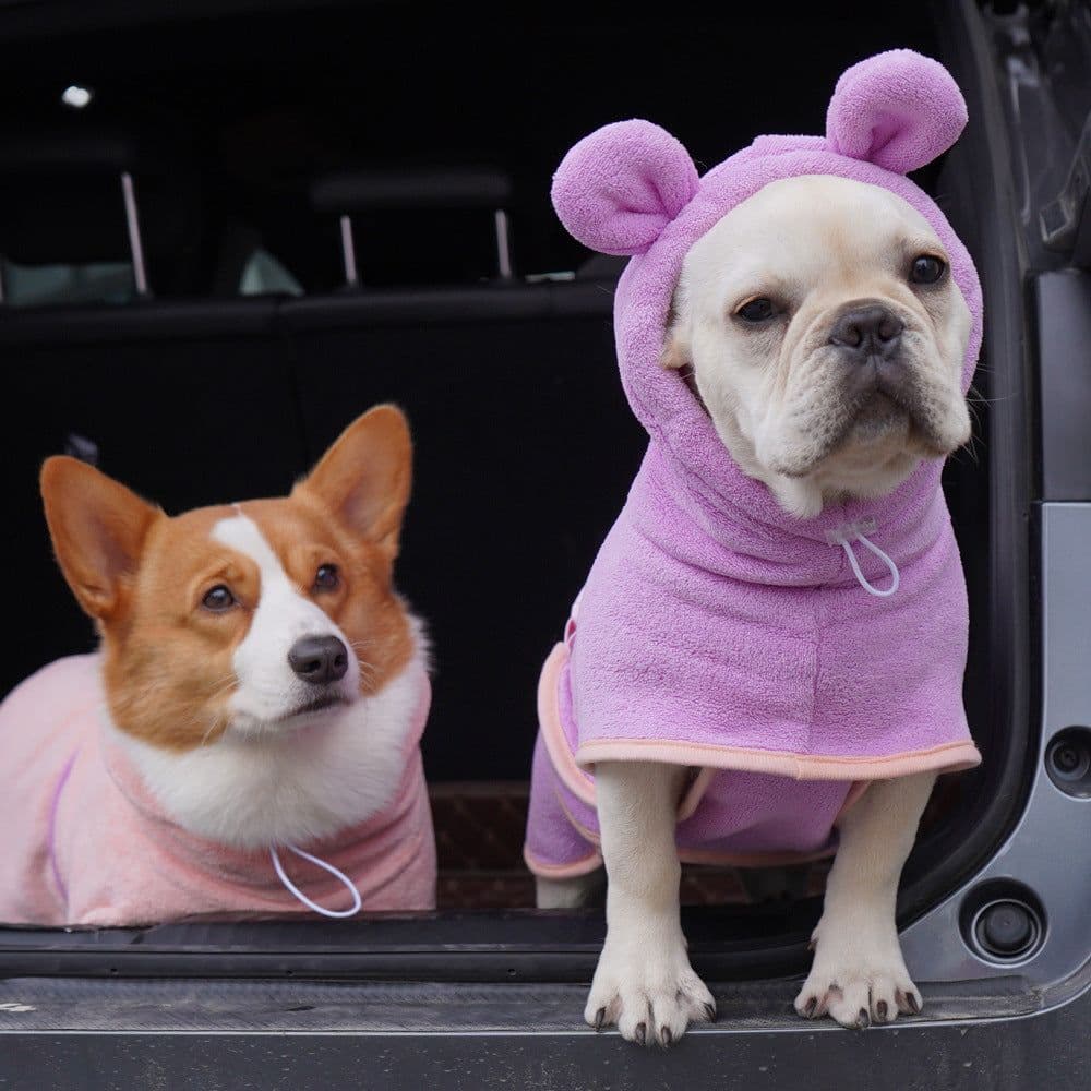 image-Pet Bathrobe Dog Bath Towel Super Absorbent Shower Cleaning Towel Dog Microfiber Drying Bath Towel Dogs Fast Dry Towel Pet Products