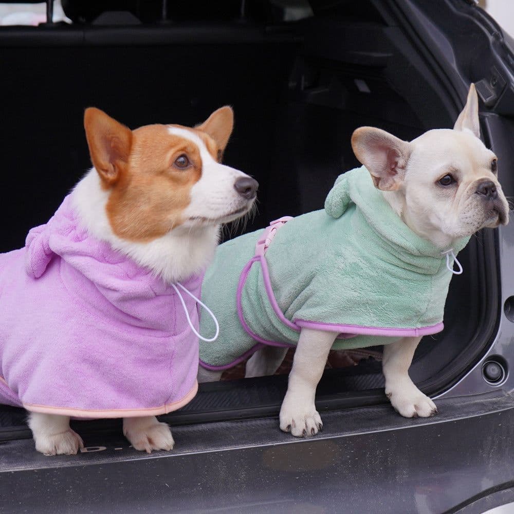 image-Pet Bathrobe Dog Bath Towel Super Absorbent Shower Cleaning Towel Dog Microfiber Drying Bath Towel Dogs Fast Dry Towel Pet Products