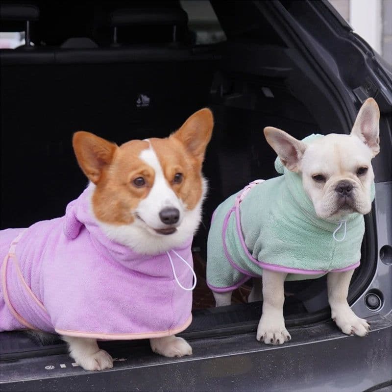 image-Pet Bathrobe Dog Bath Towel Super Absorbent Shower Cleaning Towel Dog Microfiber Drying Bath Towel Dogs Fast Dry Towel Pet Products