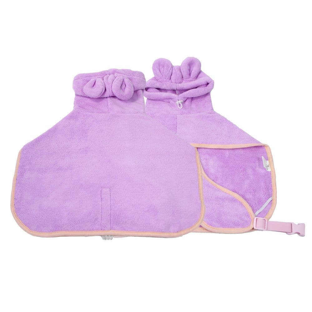 image-Pet Bathrobe Dog Bath Towel Super Absorbent Shower Cleaning Towel Dog Microfiber Drying Bath Towel Dogs Fast Dry Towel Pet Products
