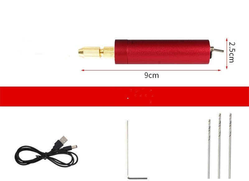 image-Micro Mini DIYUSB Hole Punch Electric Grinder