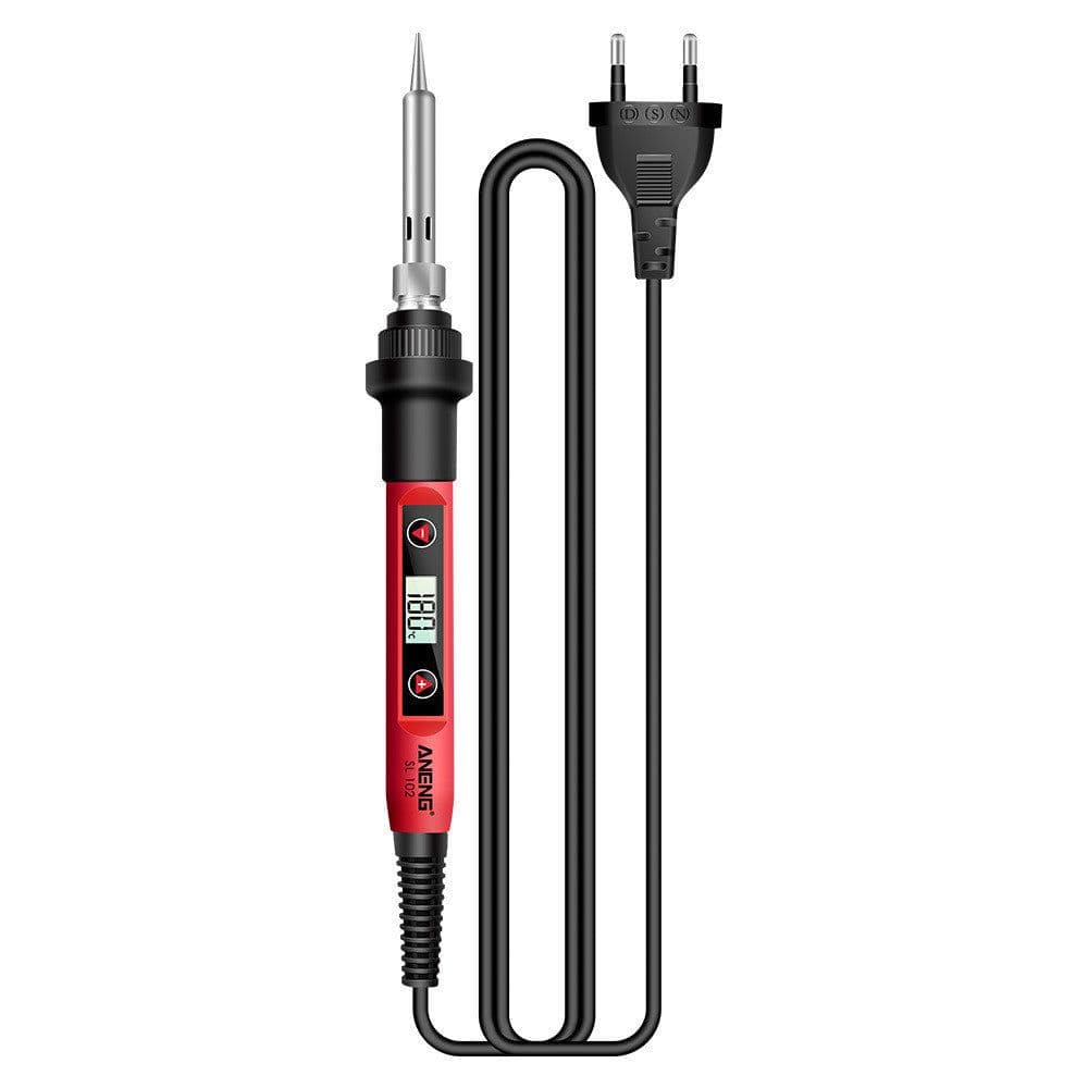 image-Constant Temperature Electric Soldering Iron Set Adjustable Temperature 60W Digital Display Internal Heat Welding