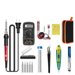 image-Constant Temperature Electric Soldering Iron Set Adjustable Temperature 60W Digital Display Internal Heat Welding