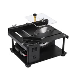 image-Miniature Precision Table Saw, Mini Electric Saw, Small Household Table Saw, Portable Woodworking Sliding Table Saw, Multifunctional Cutting Machine