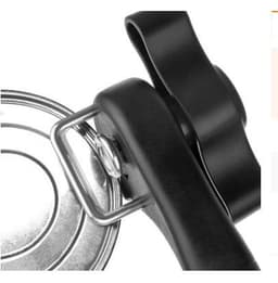 image-Safety can opener, strong can opener, bottle opener, side cover, one hand