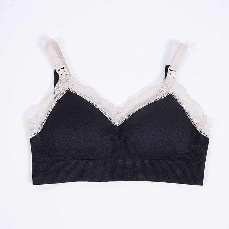 image-Pregnant Women Breastfeeding Bra No Rims - Anti-Sagging One-Handed (60 characters)