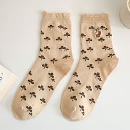 image-Cute Lace Rhombus Preppy Stockings