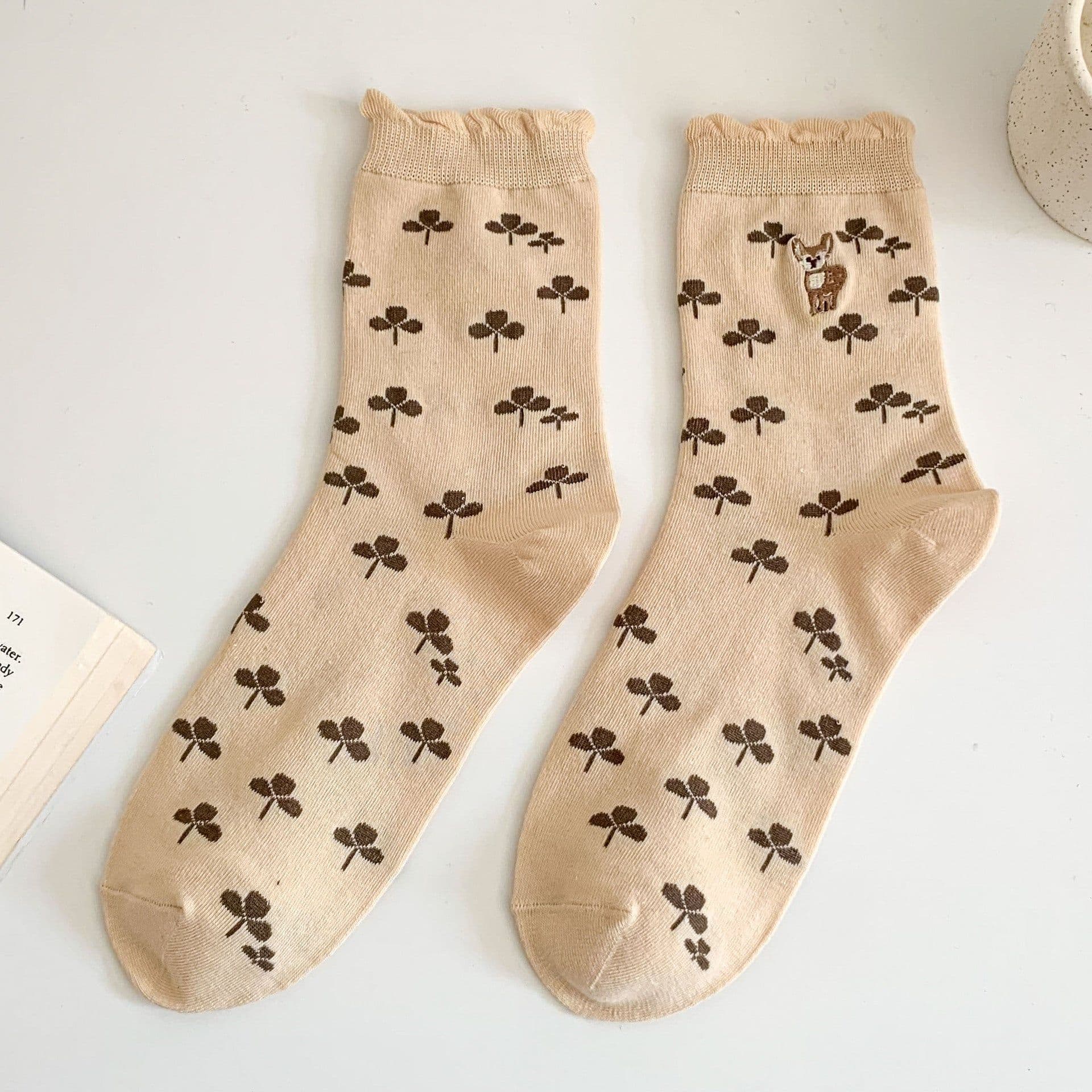 image-Cute Lace Rhombus Preppy Stockings
