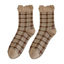 image-Cute Lace Rhombus Preppy Stockings