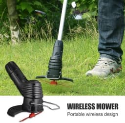 image-New Lawn Mower Home Garden Multifunctional Portable Rechargeable Lawn Mower Wireless Small Weeding Machine